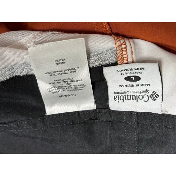 Columbia Board Shorts Mens Size L Texas Longhorns Orange Black Bottle Opener - Picture 3 of 8
